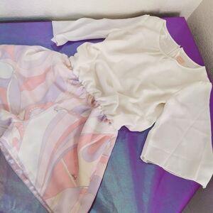 Extra Small Women's Romper Rady Gyaru Gal Style Pastel Pink White Kawaii Fashion